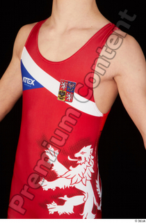 Matthew dressed greece wrestling singlet sports upper body 0002.jpg